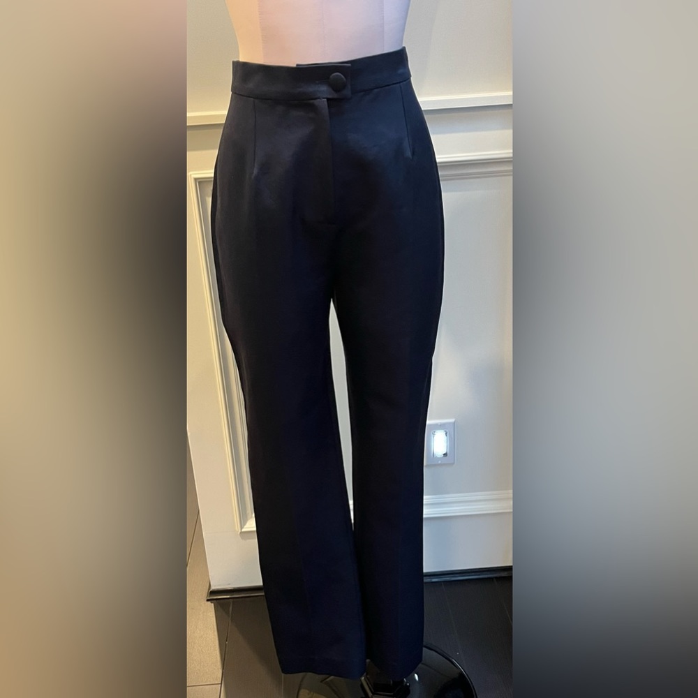 Martin Grant trousers size 38 FR (6-8 US) navy blue